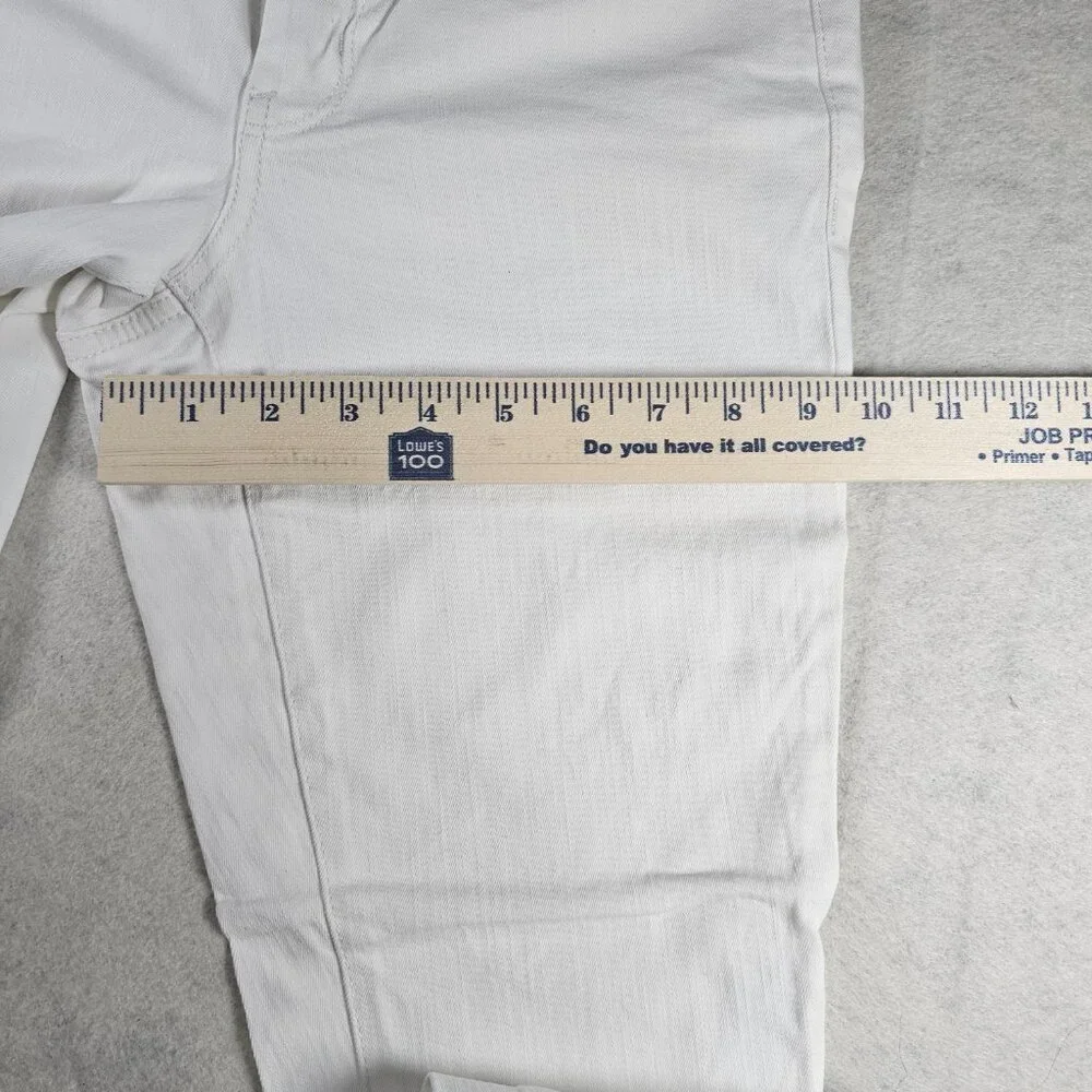 NEW Jessica Simpson Slim White Rolled Pants Size 28 – Chic, Modern & Flattering - Picture 5 of 7